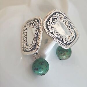 925 Sterling Silver/Gemstone Earrings.
